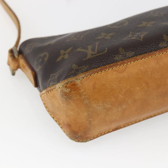 LOUIS VUITTON Monogram Trotteur Shoulder Bag M51240 LV Auth 168686