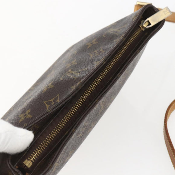 LOUIS VUITTON Monogram Trotteur Shoulder Bag M51240 LV Auth 168686