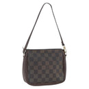 LOUIS VUITTON Damier Ebene Trousse makeup Pouch N51982 LV Auth 168689-1