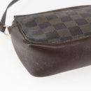 LOUIS VUITTON Damier Ebene Trousse makeup Pouch N51982 LV Auth 168689-15