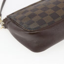 LOUIS VUITTON Damier Ebene Trousse makeup Pouch N51982 LV Auth 168689-17