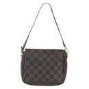 LOUIS VUITTON Damier Ebene Trousse makeup Pouch N51982 LV Auth 168689-13