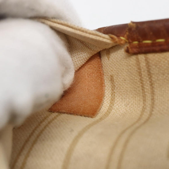 LOUIS VUITTON Damier Azur Neverfull MM Tote Bag N41605 LV Auth 168696