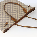 LOUIS VUITTON Damier Azur Neverfull MM Tote Bag N41605 LV Auth 168696-6