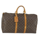 LOUIS VUITTON Monogram Keepall 50 Boston Bag M41426 LV Auth 168709-1