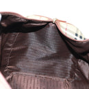 BURBERRY Nova Check Boston Bag PVC Leather 2way Beige Gold Auth 168710V-22