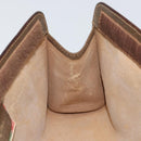 GUCCI GG Supreme Web Sherry Line Clutch Bag PVC Beige Red 89 01 032 Auth 168714-17