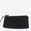 BVLGARI Logo Mania Hand Bag Canvas Black Silver Auth 168716-20