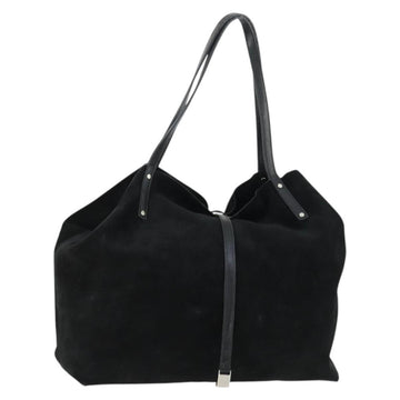 TIFFANY&Co. Reversible Tote Bag Suede Black Auth 168718