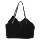 TIFFANY&Co. Reversible Tote Bag Suede Black Auth 168718-2