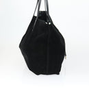 TIFFANY&Co. Reversible Tote Bag Suede Black Auth 168718-4