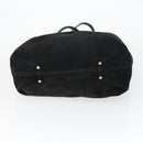 TIFFANY&Co. Reversible Tote Bag Suede Black Auth 168718-5