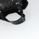 CHANEL Paris Biarritz Tote Bag Patent leather Black Silver CC Auth 168723-7