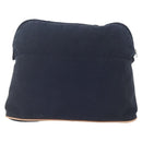 HERMES Bolide Pouch GM Canvas Navy Silver Auth 168732-2