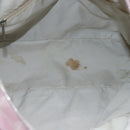 CHANEL New Travel line Tote Bag Pink Silver CC Auth 168739-11