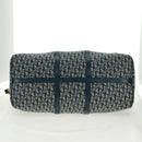 Christian Dior Trotter Canvas Boston Bag 2way Navy Gold Auth 168742SAV-12