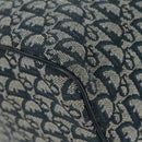 Christian Dior Trotter Canvas Boston Bag 2way Navy Gold Auth 168742SAV-13