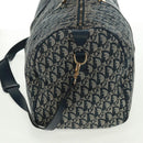 Christian Dior Trotter Canvas Boston Bag 2way Navy Gold Auth 168742SAV-4