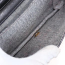 CHANEL Matelasse Chain Shoulder Bag Lamb Skin Black Gold CC Auth 168744-11