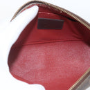 LOUIS VUITTON Damier Ebene Pochette Cosmetic PM Pouch N47516 LV Auth 168750-10