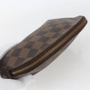 LOUIS VUITTON Damier Ebene Pochette Cosmetic PM Pouch N47516 LV Auth 168750-5
