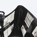 CHANEL Window Line Chain Tote Bag Vinyl Black CC Auth 168757-18