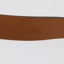 HERMES Belt Leather 29.5"" Black Auth 168765-10