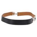 HERMES Belt Leather 29.5"" Black Auth 168765-2