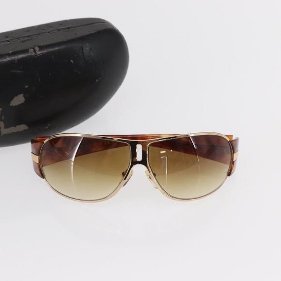 PRADA Sunglasses plastic Brown Auth 168768