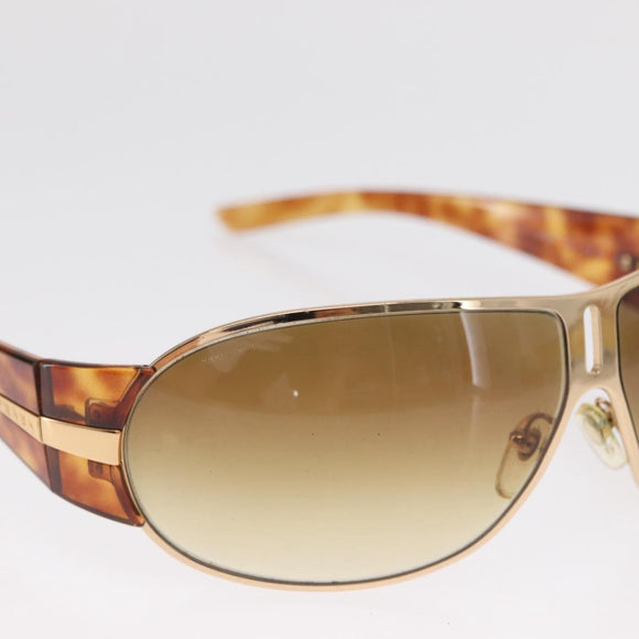 PRADA Sunglasses plastic Brown Auth 168768