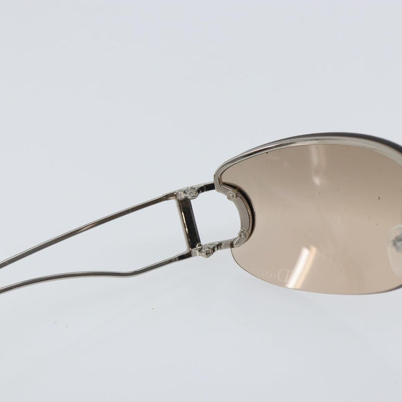 Christian Dior Sunglasses metal Beige Auth 168771V