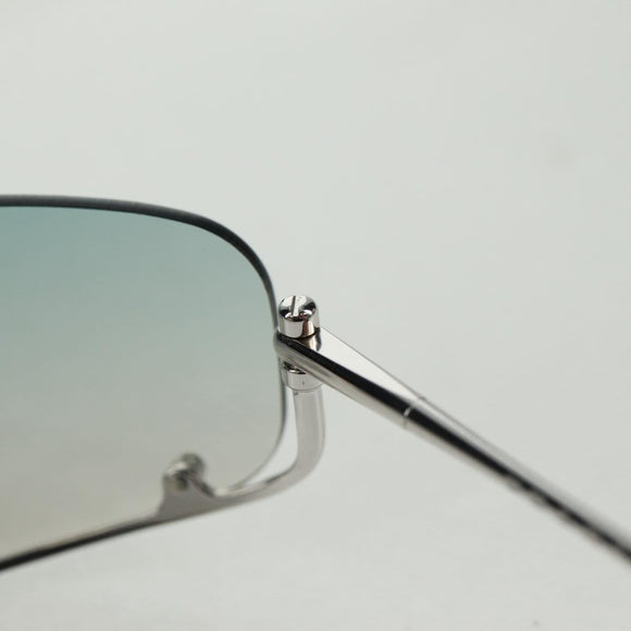 PRADA Sunglasses metal Blue Auth 168780V