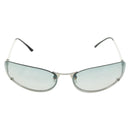 PRADA Sunglasses metal Blue Auth 168780V-2