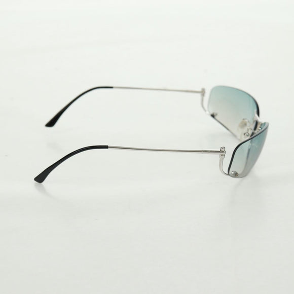 PRADA Sunglasses metal Blue Auth 168780V