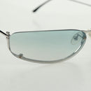PRADA Sunglasses metal Blue Auth 168780V-8
