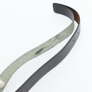 SAINT LAURENT Belt Leather 40.2"" Black Auth 168784-10