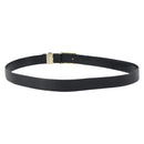 SAINT LAURENT Belt Leather 40.2"" Black Auth 168784-2
