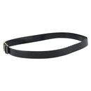 SAINT LAURENT Belt Leather 40.2"" Black Auth 168784-4