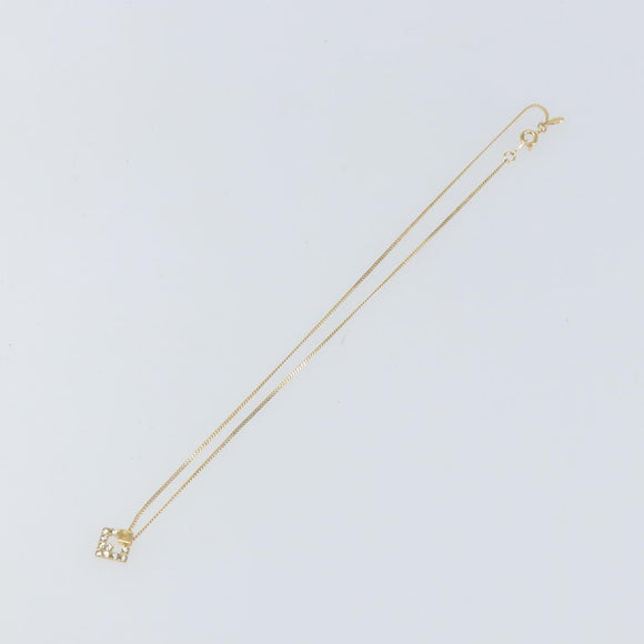 GIVENCHY Necklace metal 5 Set Gold Tone Auth 168788