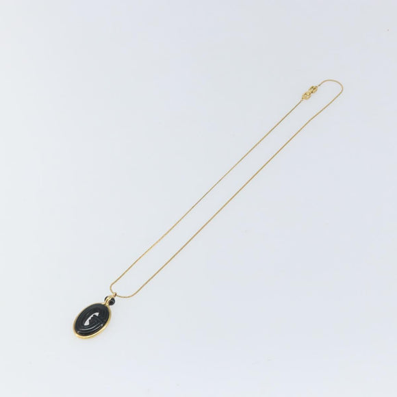 GIVENCHY Necklace metal 5 Set Gold Tone Auth 168788