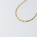 GIVENCHY Necklace metal 5 Set Gold Tone Auth 168788-26