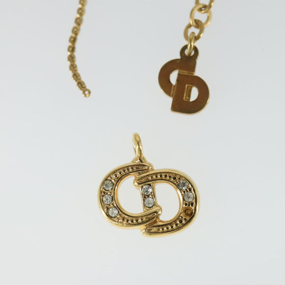 Christian Dior Necklace metal 7 Set Gold Silver Auth 168789