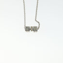 Christian Dior Necklace metal 7 Set Gold Silver Auth 168789-3