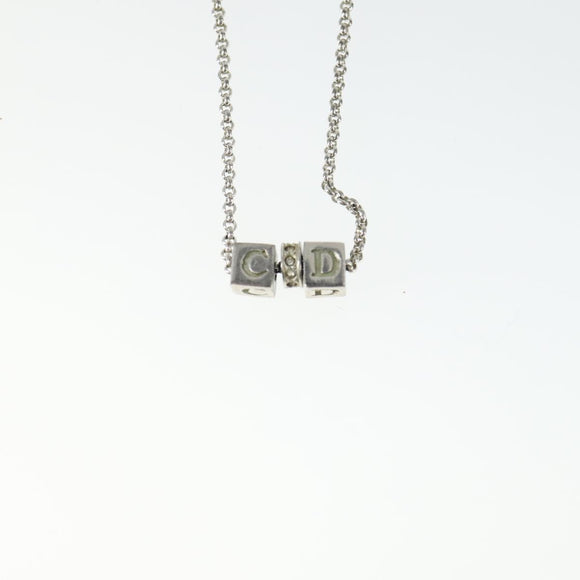 Christian Dior Necklace metal 7 Set Gold Silver Auth 168789