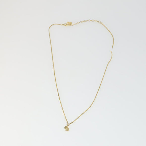 Christian Dior Necklace metal 7 Set Gold Silver Auth 168789