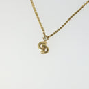 Christian Dior Necklace metal 7 Set Gold Silver Auth 168789-6