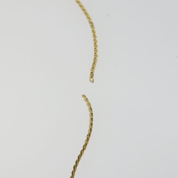 Christian Dior Necklace metal 7 Set Gold Silver Auth 168789