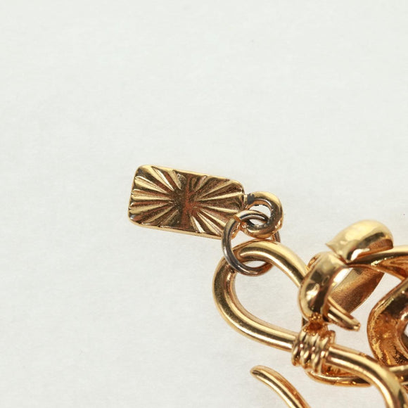 SAINT LAURENT Bracelet metal Gold Tone Auth 168794V