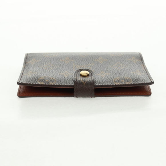 LOUIS VUITTON Monogram Agenda PM Day Planner Cover R20005 LV Auth 168808V