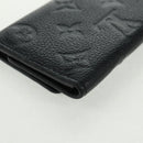 LOUIS VUITTON Monogram Empreinte Multicles 6 Key Case Black M64421 Auth 168814V-15